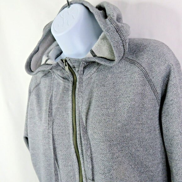 Patagonia Women's Zip Up Hoodie Sweatshirt Size XL Gray Cotton Blend Pockets - Picture 5 of 14